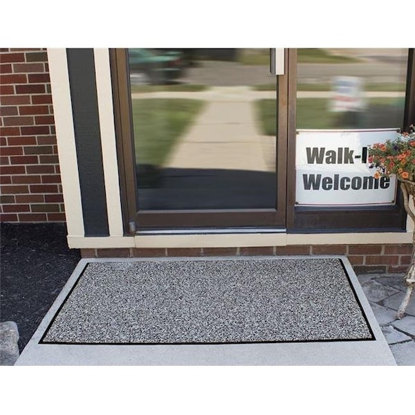Durablue Durable 682S35BKGY 36 x 60 in. DuraLoop Dual Color Entrance Mat; Black & Gray 682S35BKGY - main